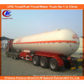 Asme 40000L-60000L 3 Eixos GPL Transport Tank Trailer Semi-reboque de Gás para Nigéria